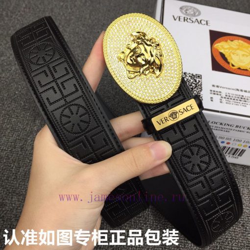 Versace. Versace set with diamondsGrade: Italian imported 100% top layer cowhide, Versace VE 4r9g82et - Image 6