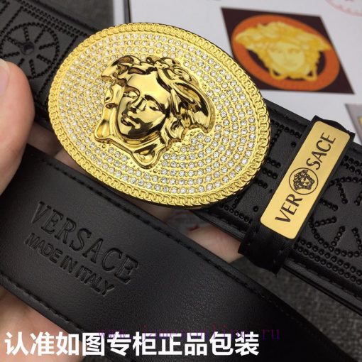 Versace. Versace set with diamondsGrade: Italian imported 100% top layer cowhide, Versace VE 4r9g82et - Image 8