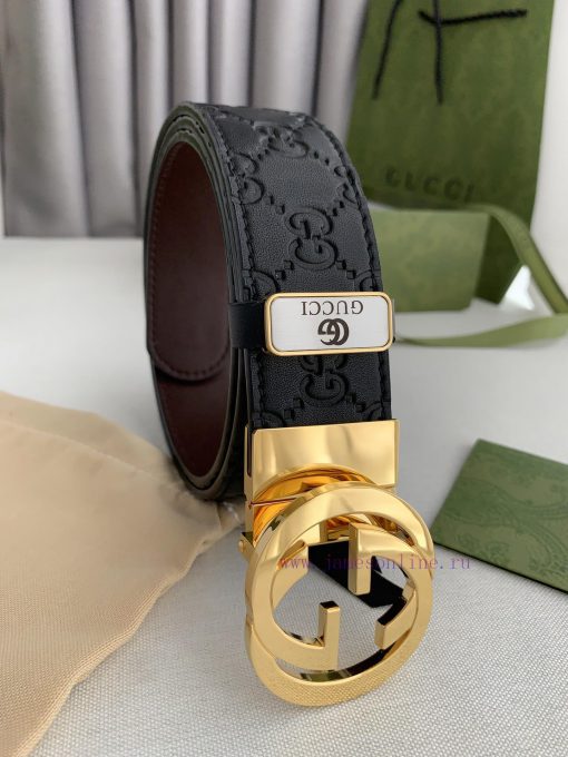 Gucci. Gucci️Double sided cowhide with rotating buckle on both sides, photographed in person njmdzsqz - Image 3