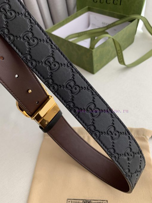 Gucci. Gucci️Double sided cowhide with rotating buckle on both sides, photographed in person njmdzsqz - Image 7
