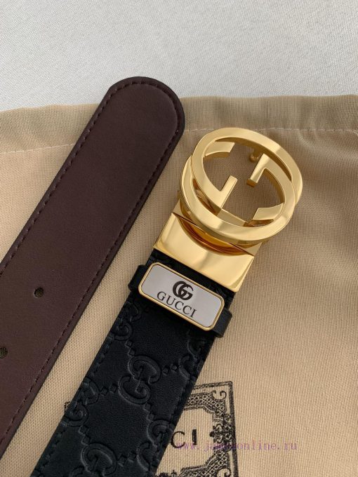 Gucci. Gucci️Double sided cowhide with rotating buckle on both sides, photographed in person njmdzsqz - Image 10