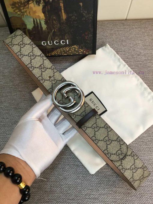 Gucci fabric, lined with a top layer of cowhide tree cream frosted bottom, paired with buckl znbig6k6 - Image 5