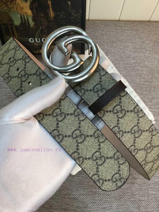 Gucci fabric, lined with a top layer of cowhide tree cream frosted bottom, paired with buckl znbig6k6 - Image 6