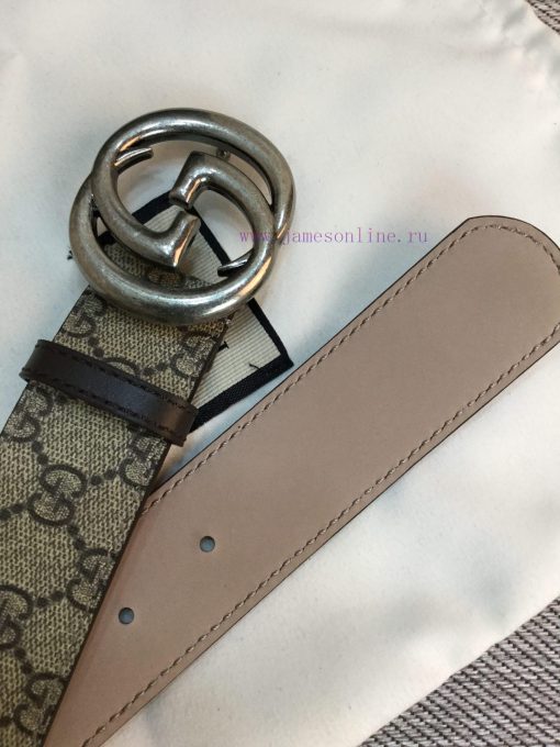 Gucci fabric, lined with a top layer of cowhide tree cream frosted bottom, paired with buckl znbig6k6 - Image 7