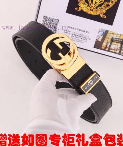 Belt Gucci Gucci double-sidedBelt made of 100% head layer cowhide, rotatable, dual color bel goeu9fu2