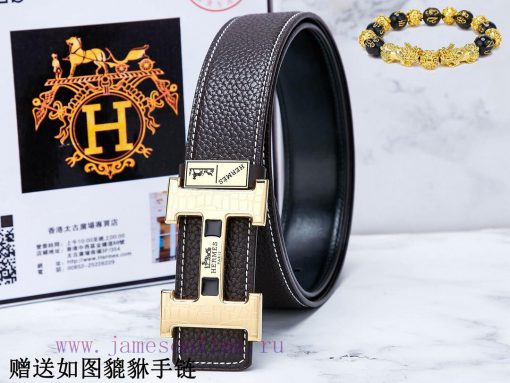 Belts from Herm è s Her...The waistband is made of 100% cowhide, ensuring that the genuine l n2vowlbb