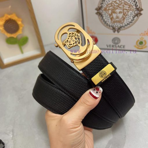 Versace automatic beltMaterial: Leather Belt with 100% Head Layer. The leather belt is guara dn09f3ax - Image 3