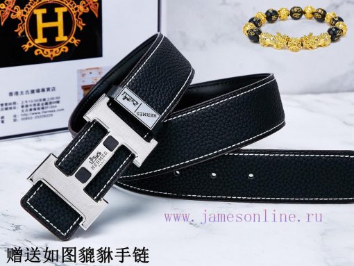 Belts from Herm è s Her...The waistband is made of 100% cowhide, ensuring that the genuine l pnnjagvl - Image 5