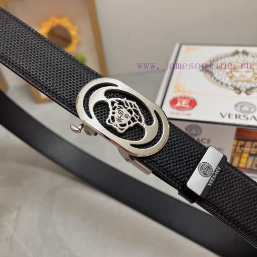 Versace automatic beltMaterial: Leather Belt with 100% Head Layer. The leather belt is guara dn09f3ax - Image 8