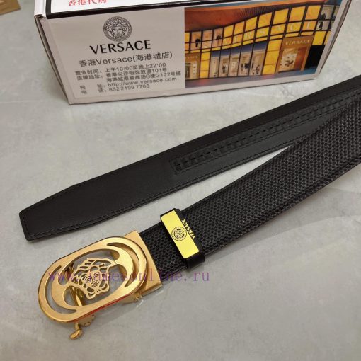 Versace automatic beltMaterial: Leather Belt with 100% Head Layer. The leather belt is guara dn09f3ax - Image 9