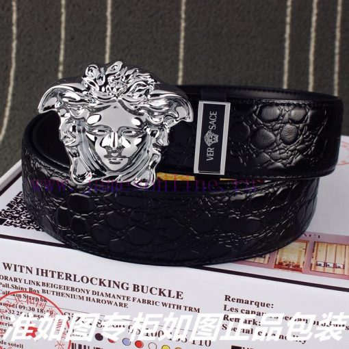 Versace Ver... sace ️ Crocodile patternIdentify and receive a punch as a giftThe material is ndom1rfy - Image 2