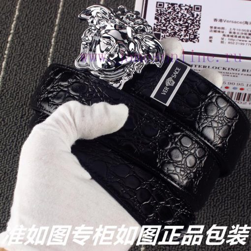 Versace Ver... sace ️ Crocodile patternIdentify and receive a punch as a giftThe material is ndom1rfy - Image 3