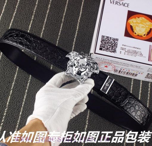 Versace Ver... sace ️ Crocodile patternIdentify and receive a punch as a giftThe material is ndom1rfy - Image 4