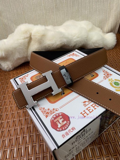 Hermes Hermès Material: Leather Belt with 100% Head Layer. The leather belt is guaranteed to 49pf18ix - Image 7