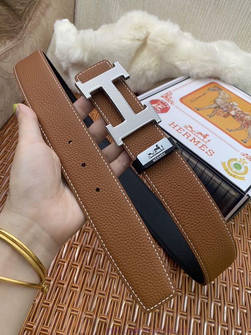 Hermes Hermès Material: Leather Belt with 100% Head Layer. The leather belt is guaranteed to 0ge8hp4e - Image 7