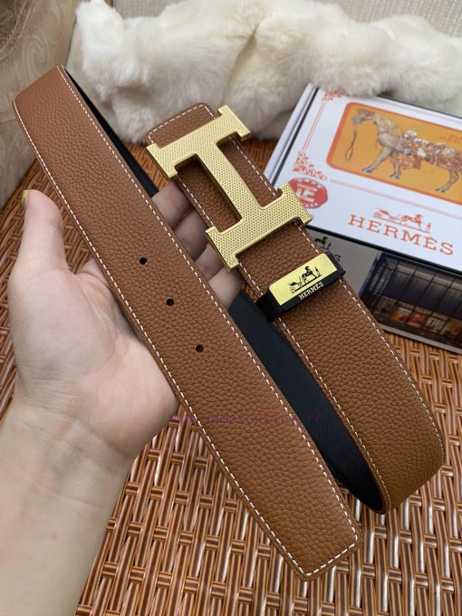 Hermes Hermès Material: Leather Belt with 100% Head Layer. The leather belt is guaranteed to 0ge8hp4e - Image 8