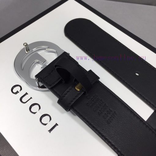 GUCCI Classic with Logo Double G Buckle Width 3 ⃣ ️.8 ⃣ ️ mm, slender leather belt made of G dlvct5v2 - Image 4