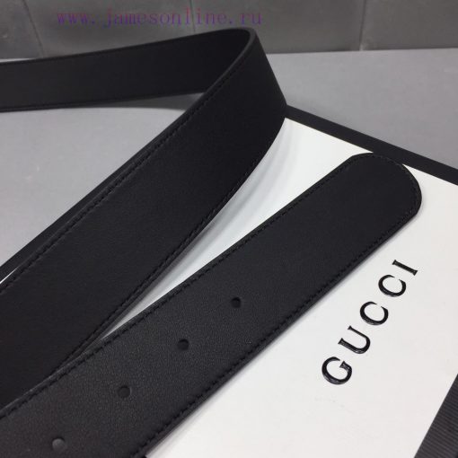 GUCCI Classic with Logo Double G Buckle Width 3 ⃣ ️.8 ⃣ ️ mm, slender leather belt made of G dlvct5v2 - Image 5