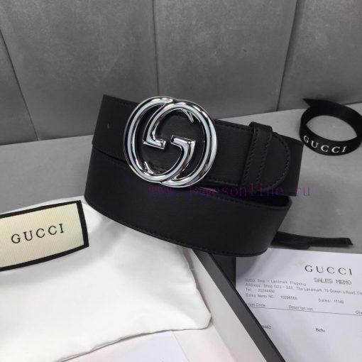 GUCCI Classic with Logo Double G Buckle Width 3 ⃣ ️.8 ⃣ ️ mm, slender leather belt made of G dlvct5v2 - Image 10