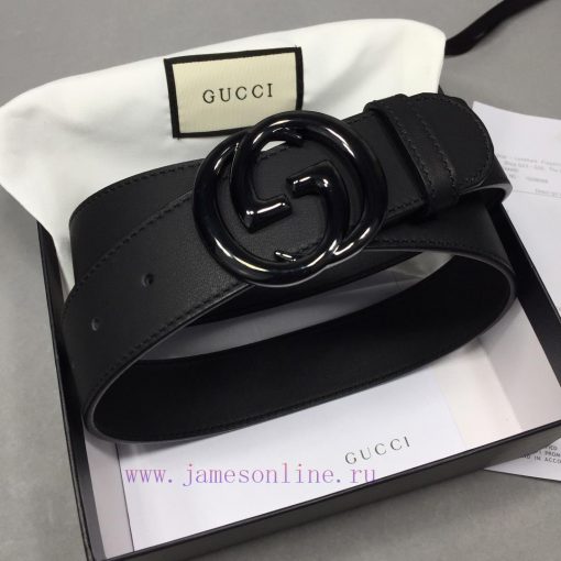GUCCI Classic with Logo Double G Buckle Width 3 ⃣ ️.8 ⃣ ️ mm, slender leather belt made of G cp24yjb8 - Image 10