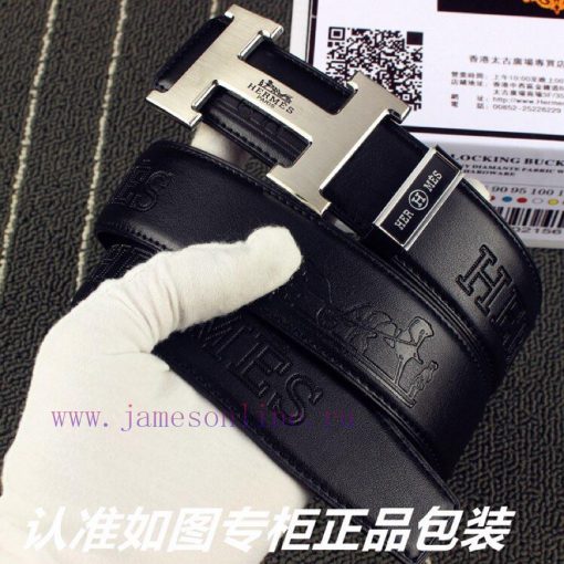 Hermes Her..mes️Identify and receive a punch as a giftMaterial: 100% head layer cowhide belt gymnwjtq - Image 3