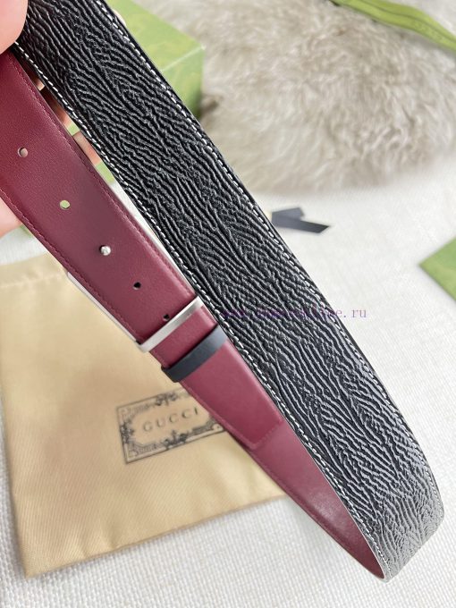 Gucci Gucci Belt ️ BeltHanging buckle, pure steel material buckle head, top layer cowhide, p vfji95ro - Image 6