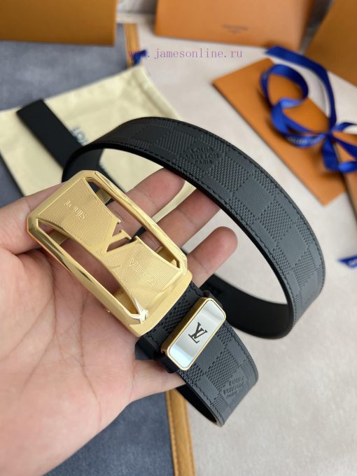 LV... Louis Vuitton Belt ️ Automatic BeltAutomatic buckle, made of pure steel material, with cad3mm5v