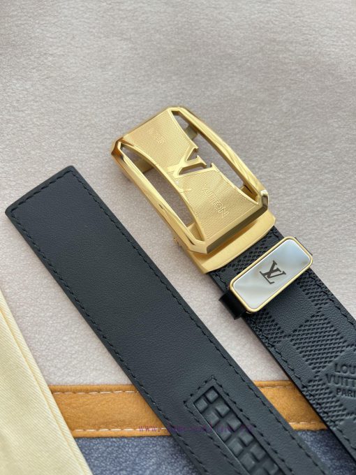 LV... Louis Vuitton Belt ️ Automatic BeltAutomatic buckle, made of pure steel material, with a1x351y8 - Image 8