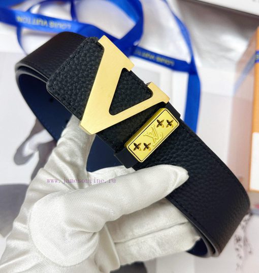 Belt LV Louis Vuitton Top Remakes-The belt is made of 100% imported original cowhide, ensuri yrg18r6r - Image 5