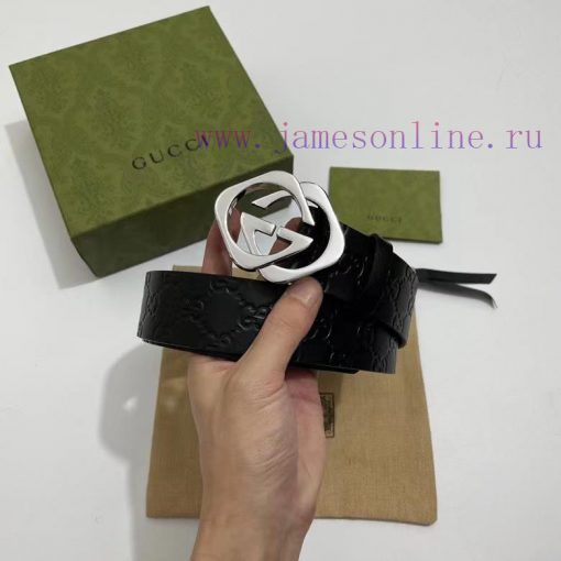 Gucci original double-sided cowhide with pure copper electroplating, 4.0cm. Scan the belt ta a39zjz7f
