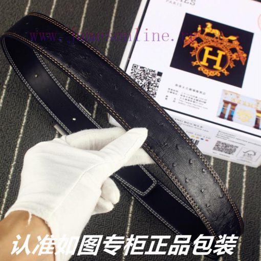 Hermes Her.. Mes ️ Ostrich patternIdentify and receive a punch as a giftMaterial: 100% head wuupczzw - Image 8