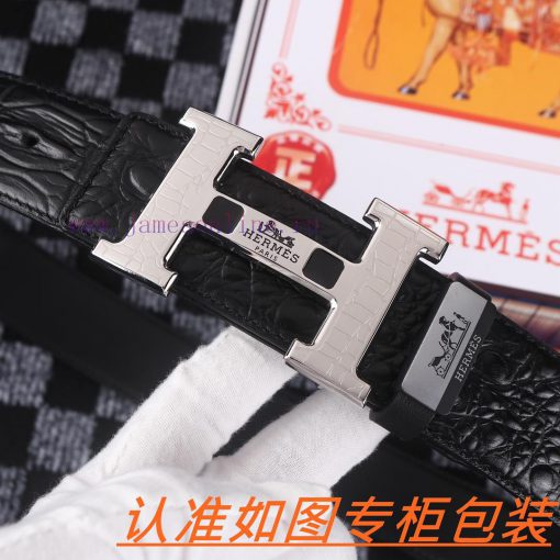 Men's belt HermesMen's leather belt is made of 100% head layer cowhide, ensuring that the 24 ltd7578a - Image 8