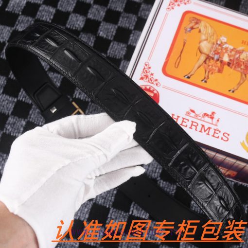 Men's belt HermesMen's leather belt is made of 100% head layer cowhide, ensuring that the 24 bdz3z0q6 - Image 9