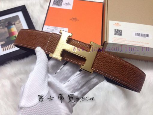 Classic Hermes Classic, double-sided cowhide, lychee patterned leather surface, paired with 0caaf617 - Image 3