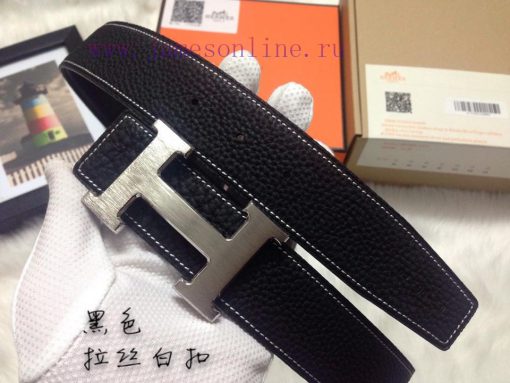 Classic Hermes Classic, double-sided cowhide, lychee patterned leather surface, paired with 6ocyuyvf - Image 6
