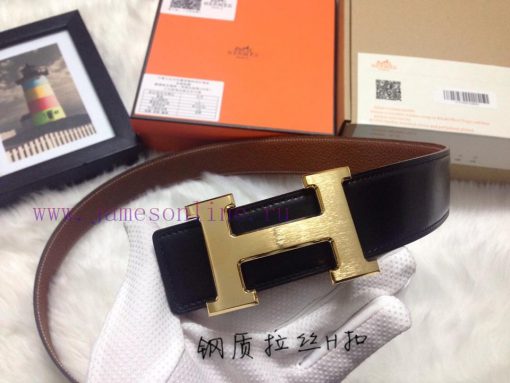Classic Hermes Classic, double-sided cowhide, lychee patterned leather surface, paired with 0caaf617 - Image 7