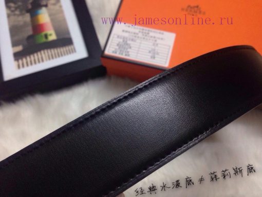 Classic Hermes Classic, double-sided cowhide, lychee patterned leather surface, paired with 0caaf617 - Image 8