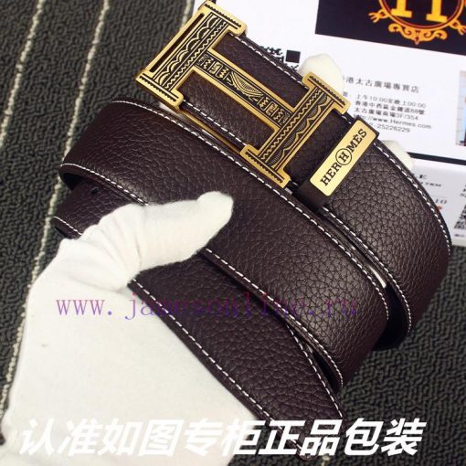 Hermes Her..mes️Identify and receive a punch as a giftMaterial: 100% head layer cowhide belt c40qzdzn