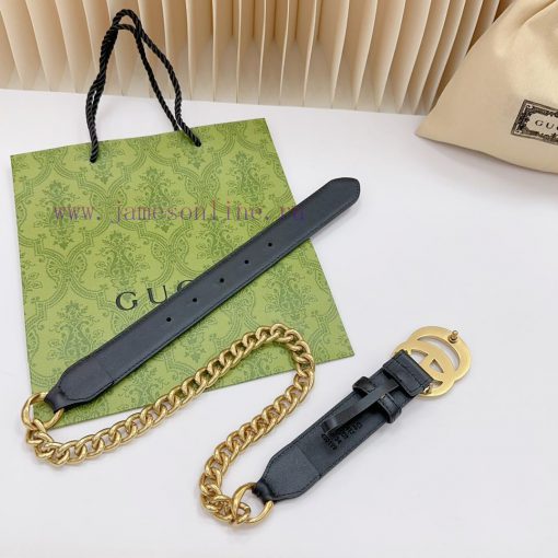 3.0cm Gucci new belt, double-sided top layer cowhide material, length 0.75.80.85.90. Euro, c isohr9cc - Image 7