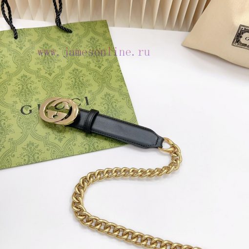 3.0cm Gucci new belt, double-sided top layer cowhide material, length 0.75.80.85.90. Euro, c txsqmo3m - Image 3