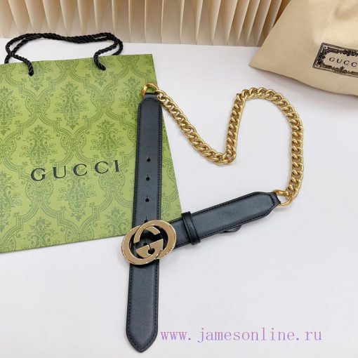 3.0cm Gucci new belt, double-sided top layer cowhide material, length 0.75.80.85.90. Euro, c txsqmo3m - Image 5