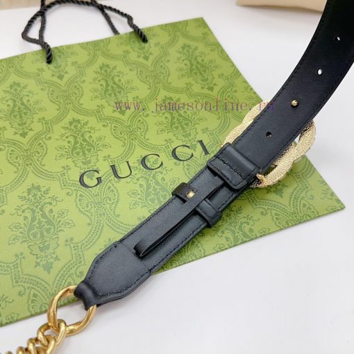 3.0cm Gucci new belt, double-sided top layer cowhide material, length 0.75.80.85.90. Euro, c 6434jhzi - Image 9