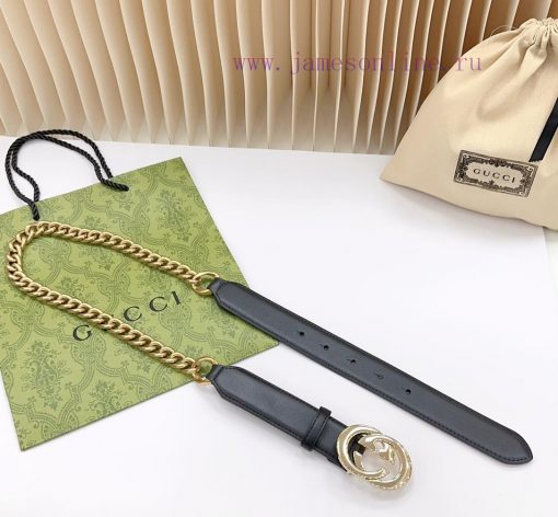 3.0cm Gucci new belt, double-sided top layer cowhide material, length 0.75.80.85.90. Euro, c txsqmo3m - Image 7