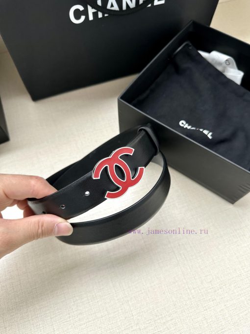 Width 3.0cm Chanel imported soft calf leather with clear grain, accessories gold silver/meta ud7pdqjf - Image 8