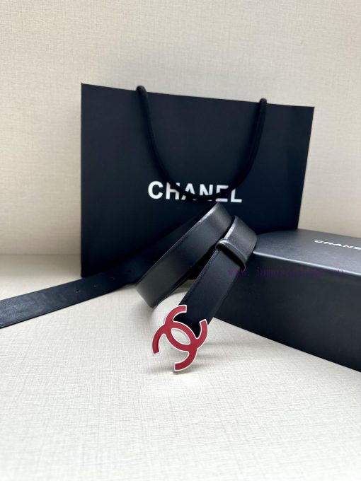 Width 3.0cm Chanel imported soft calf leather with clear grain, accessories gold silver/meta ud7pdqjf - Image 10