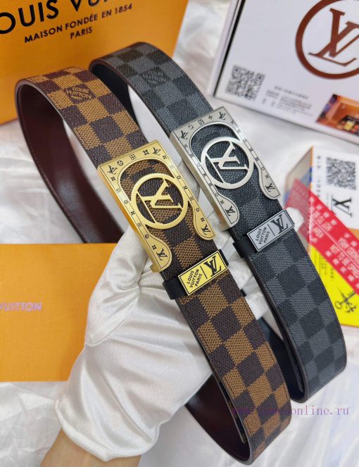 Belt LV Louis Vuitton Top Remakes-The belt is made of 100% imported original cowhide, ensuri 1pv6pkpx - Image 2
