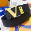 Belt LV Louis Vuitton Top Remakes-The belt is made of 100% imported original cowhide, ensuri zdlimhtk