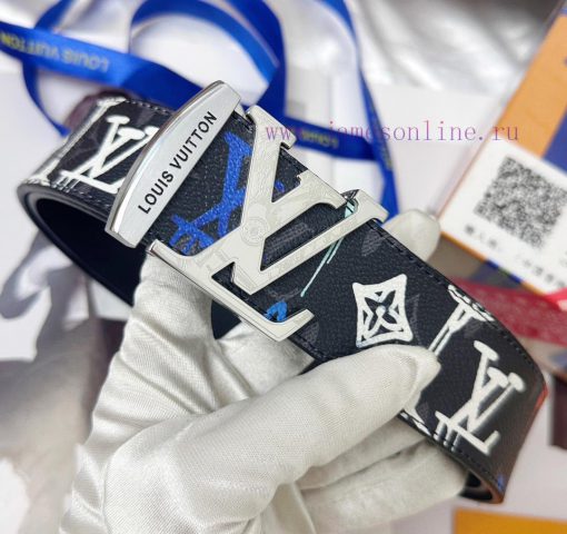 Belt LV Louis Vuitton Top Remakes-The waistband is made of 100% imported original cowhide, e rfo2u4m9 - Image 6