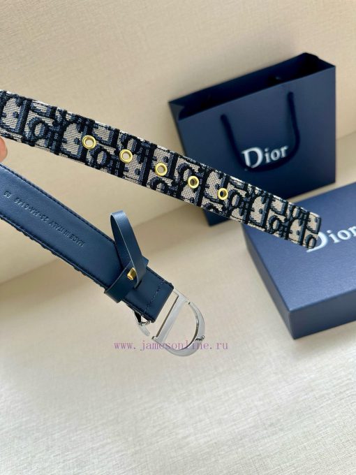 This saddle belt with a width of 3.0cm is a classic accessory presented in the classic blue lrdjr64s - Image 6