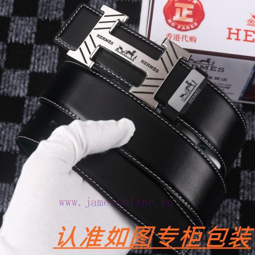 Men's belt HermesMen's leather belt is made of 100% head layer cowhide, ensuring that the 24 bixlmofc